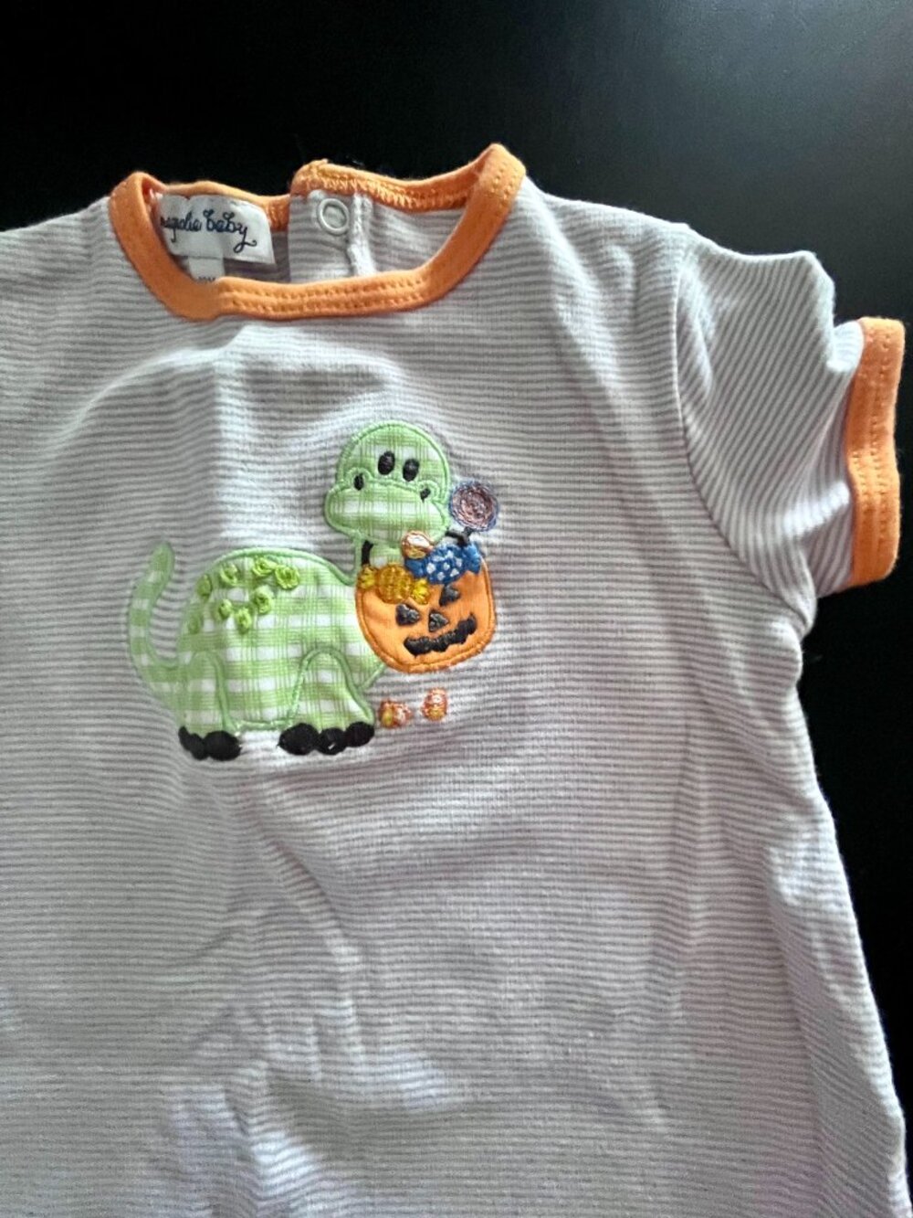 Baby Dinosaur Trick-or-Treating Onesie, 12 Months